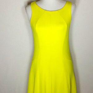 CATO Fully Lined A-Line Sleeveless Textured Dress